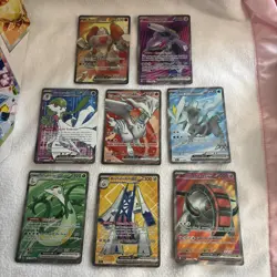 Pokemon TCG Illustration Rare Full Art Pokemon Card Lot Lot of 8 NM/M Cards - Image 3