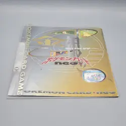 Vintage NM Japanese Pokemon Neo Genesis Premium File Folder 9 Card Set - Image 1