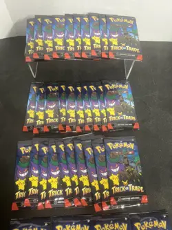 34 Packs Lot Pokemon Halloween 2024 Trick or Trade Cards NEW - Image 4