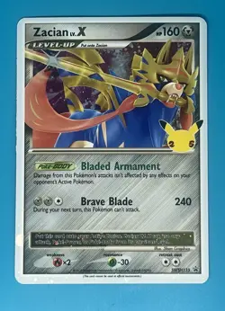 Pokemon Zacian LV. X SWSH135 SWSH: Sword & Shield Promo Cards Holo - Image 1