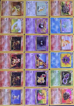 Vintage Pokemon Card Lot Of 18 Commons Base Set/Fossil/Jungle WOTC MP/HP/DMG - Image 2