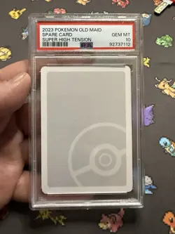 2023 Pokemon Old Maid Spare Card PSA 10 Gem Mint Rare - Image 1