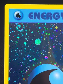 Water Energy WotC 2002 League Promo Pokemon Card Swirl 🌀 Holo LP + FREE Mew #8 - Image 3