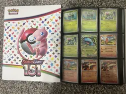 Pokemon S&V 151 Complete Set w/ All Reverse Holos, EX’s + Binder 334 Total Cards - Image 1