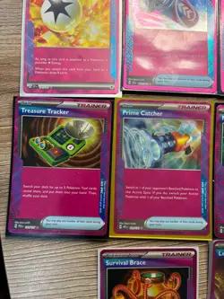 Pokemon Mixed Card Lot, Pink Trainers Energy of 10 NM - Image 4