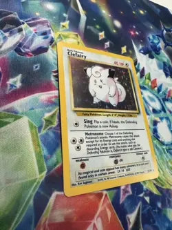 Pokemon TCG Clefairy Holo Rare Card 5/102 Base Set NM LP - Image 5