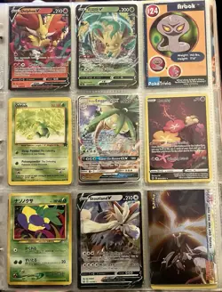 Vintage Pokemon Card Collection - No Binder Lot 5 Pages - Holo - Modern LP/NM - Image 1