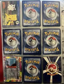 Vintage Pokemon Card Collection - No Binder Lot 5 Pages - Holo - Modern LP/NM - Image 2