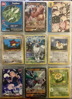 Vintage Pokemon Card Collection - No Binder Lot 5 Pages - Holo - Modern LP/NM - Image 5