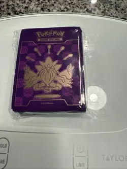 Pokemon TCG Mega Alakazam Card Sleeves NEW 65ct Sealed - Image 1