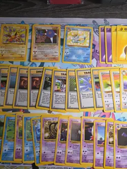 Vintage Pokemon Card Lot WOTC 100+ Cards LP German/French Rare Holo - Image 3