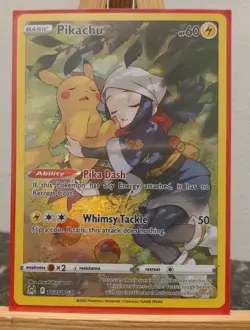 Lot Of 10 Pikachu Cards Including A Full Art Some Holo's And Pikachu Cards - Image 1