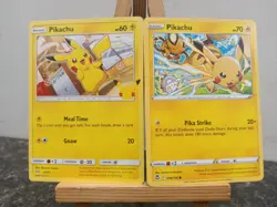 Lot Of 10 Pikachu Cards Including A Full Art Some Holo's And Pikachu Cards - Image 3