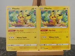Lot Of 10 Pikachu Cards Including A Full Art Some Holo's And Pikachu Cards - Image 4