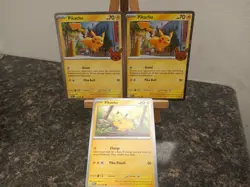 Lot Of 10 Pikachu Cards Including A Full Art Some Holo's And Pikachu Cards - Image 5