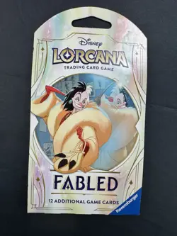 Disney Lorcana Fabled 12 Card Booster Pack TCG Sealed New - Image 1