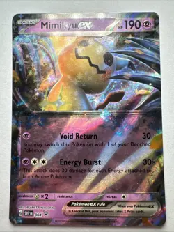 Holo Mimikyu ex - 004 Scarlet & Violet Promo Cards Pokemon TCG NM - Image 2
