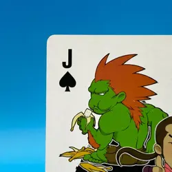 Blanka Street Fighter 4 Not for sale Trump Playing Card Spade Jack CAPCOM Japan - Image 3
