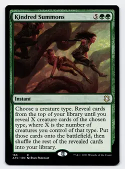 Kindred Summons [163] AFC Rare Non-Foil [MTG Card English] - Image 1