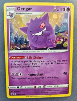 Gengar SWSH052 Black Star Promo 2020 Pokemon Card TCG - Image 1
