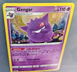 Gengar SWSH052 Black Star Promo 2020 Pokemon Card TCG - Image 3