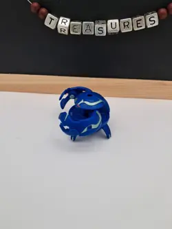 Bakugan Battle Brawlers Aquos Terrorclaw B2 Classic Rare W/ Card - Image 4