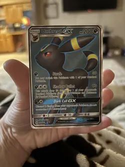 Umbreon GX - 142/149 - Pokemon Sun Moon Base Set Full Art Ultra Rare Card LP - Image 1