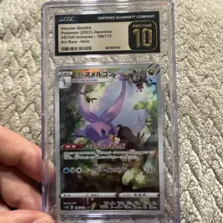 CGC 10 PRISTINE Hisuian Goodra 196/172 AR VSTAR Universe s12a Pokemon Card - Image 1