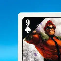 Vega Street Fighter 4 Not for sale Trump Playing Card Spade 9 CAPCOM Japan - Image 3
