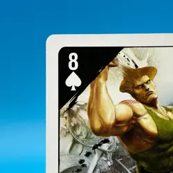 Guile Street Fighter 4 Not for sale Trump Playing Card Spade 8 CAPCOM Japan - Image 3