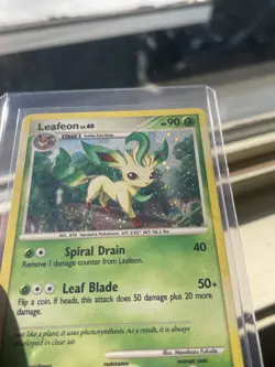 (NEAR MINT) 2008 Leafeon Lv.24 Holo Rare 24/100 Pokemon Majestic Dawn TCG Card - Image 4