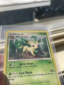 (NEAR MINT) 2008 Leafeon Lv.24 Holo Rare 24/100 Pokemon Majestic Dawn TCG Card - Image 5