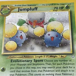 Pokemon Jumpluff Holo Rare TCG Card 9/64 Neo Revelation Unlimited - Image 2
