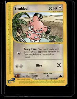 Snubbull 101/144 Skyridge Common English Pokemon Card - Image 1