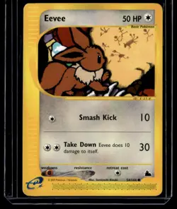 Eevee 054/144 Skyridge Common English Pokemon Card - Image 1