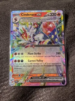 Pokemon TCG - Stellar Crown 2 Card Lot - Cinderace Ex & Cinderace Ex Full Art - Image 2