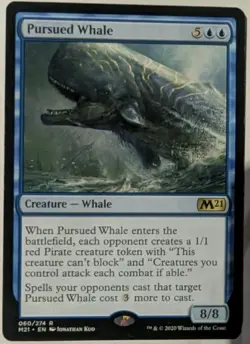 Pursued Whale Core Set 2021 - MTG RARE - Image 1