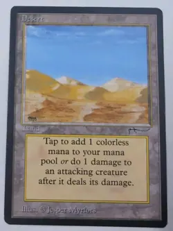 MTG Desert Arabian Nights Magic The Gathering Land - Image 1