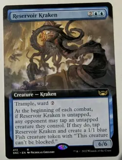 Reservoir Kraken (Extended Art) Streets of New Capenna - MTG RARE - Image 1