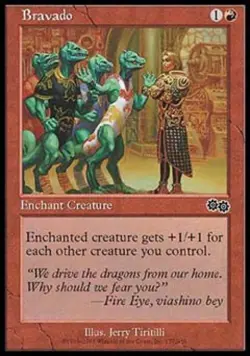 Bravado - Light Play MTG Urza's Saga - Image 1