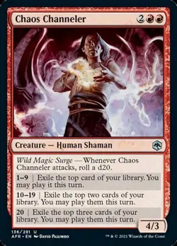 Chaos Channeler - Near Mint MTG Adventures in the Forgotten Realms - Image 1