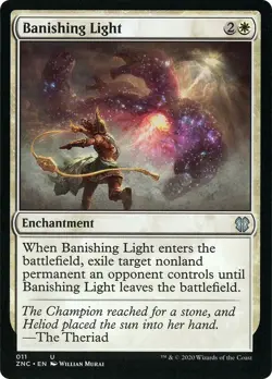 Banishing Light 11 ZNC Uncommon Enchantment Exile White 2020 Murai MTG - Image 1