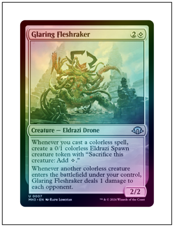 1x Glaring Fleshraker, Foil, Magic the Gathering MTG NM - Image 1