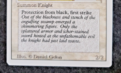 Magic the Gathering ~ MTG ~ 1x White Knight ~ M/NM ~ REVISED (DS3D1K7) - Image 5