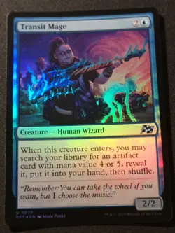 Transit Mage - Foil - DFT - MTG - EN - NM - 0070 - Image 1
