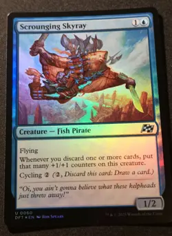 Scrounging Skyray - Foil - DFT - MTG - EN - NM - 0060 - Image 1