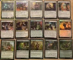 Budget Casual MTG Commander White Green Vehicle W Rip Spawn Hunter Ready To Play - Image 1