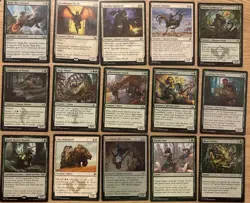 Budget Casual MTG Commander White Green Vehicle W Rip Spawn Hunter Ready To Play - Image 2