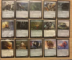 Budget Casual MTG Commander White Green Vehicle W Rip Spawn Hunter Ready To Play - Image 4