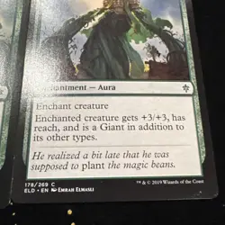 Tall as a Beanstalk x4 #178 Throne of Eldraine MTG Near Mint Common - Image 4